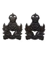 WW2 British Intelligence Corps Officers Bronze Collars OSD Pair