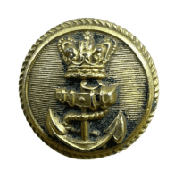 Victorian British Royal Navy RN Officers Large Coat Jacket Button Victorian British Royal Navy RN Officers Large Coat Jacket Button