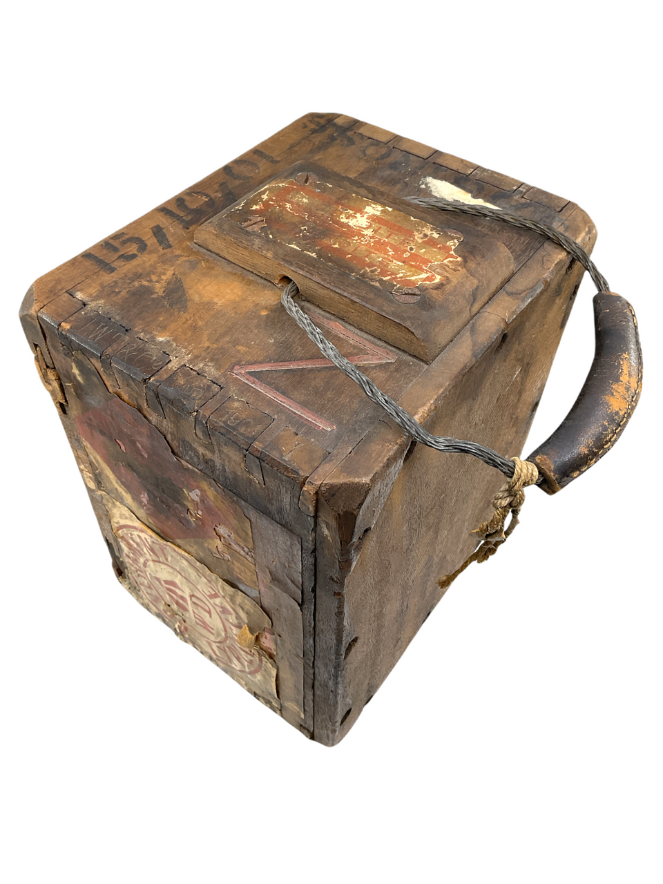 Boer War Canadian British 1901 Dated Wood .303 Ross Enfield Storage EMPTY Boer War Canadian British 1901 Dated Wood .303 Ross Enfield Storage EMPTY