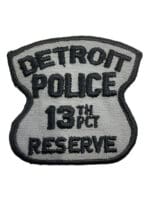 US Detroit Michigan 13th Precinct Reserve Police Patch