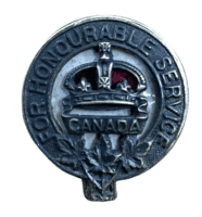 WW1 Canadian CEF For Honourable Service No. Enamelled Pin no. 11501