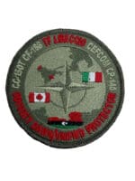 Canadian Forces RCAF Italian Task Force Libeccio OD Green Patch Crest Vintage