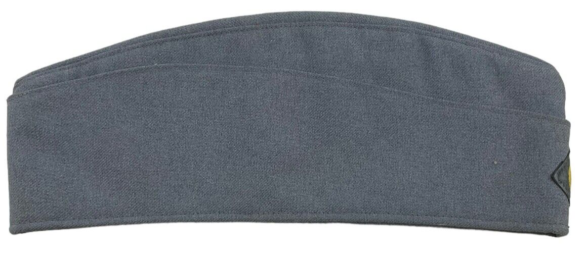 West German Grey Sidecap With Insignia Size 57 West German Grey Sidecap With Insignia Size 57