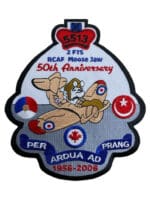 Canadian Forces 2 FTS RCAF Moose Jaw 50th Anniversary Colour Patch Crest