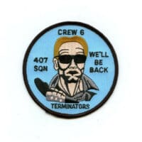 RCAF CAF Canadian 407 Crew 6 Squadron Colour Crest Patch