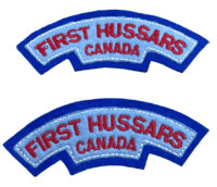 Canadian First Hussars Canada Shoulder Title Insignia Pair 2