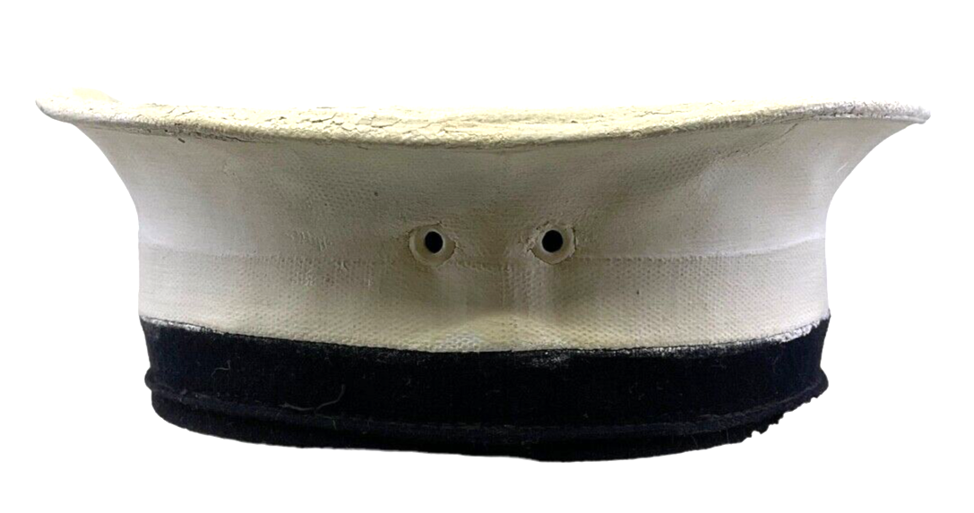WW2 Royal Canadian Navy Ratings White Top Cap Size 7 WW2 Royal Canadian Navy Ratings White Top Cap Size 7