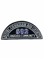 Canadian RCAC Air Cadet Squadron Shoulder Title Patch 592 Canadair Community