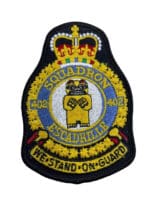 Canadian Forces RCAF 402 Squadron Heraldic Crest Patch Colour Vintage