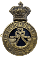 Victorian Oxfordshire Regiment Glengarry Badge J R Gaunt Maker Victorian Oxfordshire Regiment Glengarry Badge J R Gaunt Maker