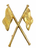 WW1 Canadian CEF British BEF Signals Cross Flags Trade Badge Insignia