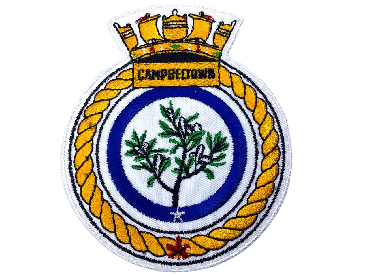 Canadian RCN Navy Ships Crest Campbeltown 5 Inch Patch Canadian RCN Navy Ships Crest Campbeltown 5 Inch Patch