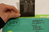 WW2 British Airborne Para Troops w/ Equipment Strapped on Original Negative #204