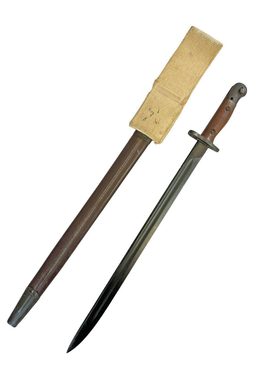 WW2 Australian 1944 Dated 1907 Pattern Bayonet & Scabbard and Frog WW2 Australian 1944 Dated 1907 Pattern Bayonet & Scabbard and Frog