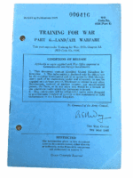 Korean War Canadian Training For War Pt 6 Land / Air Warfare SC Reference Book