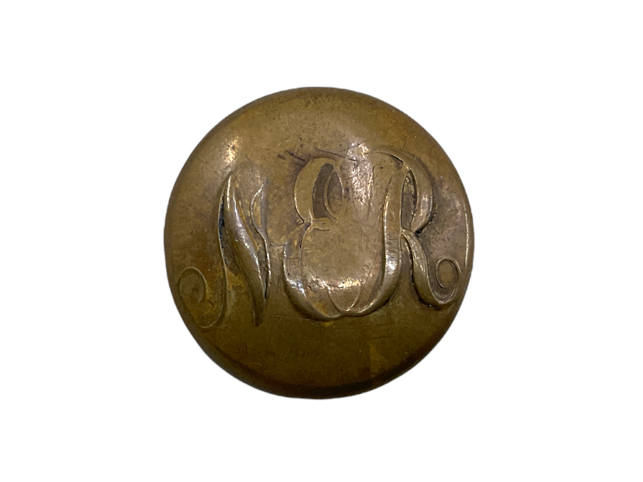 Victorian British Railway North Eastern Railway Jacket Button Victorian British Railway North Eastern Railway Jacket Button