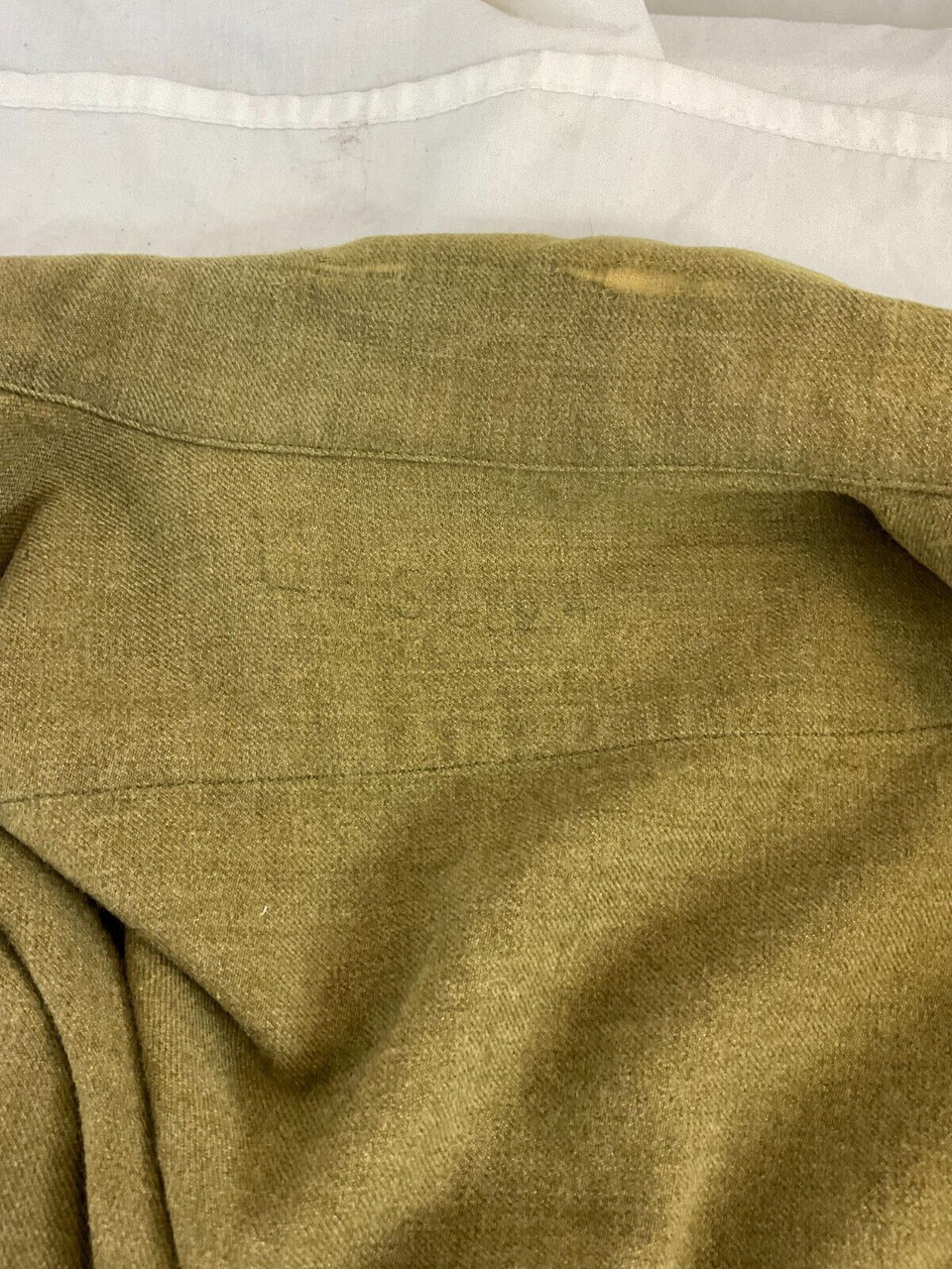 WW2 US Wool Shirt Named with Service Number WW2 US Wool Shirt Named with Service Number