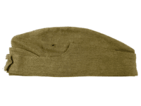 WW2 Canadian Wedge Cap Named & C Broad Arrow Marked WW2 Canadian Wedge Cap Named & C Broad Arrow Marked