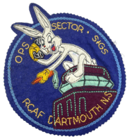 WW2 Royal Canadian Air Force Dartmouth NS OPS Sector Signals Felt Jacket Patch