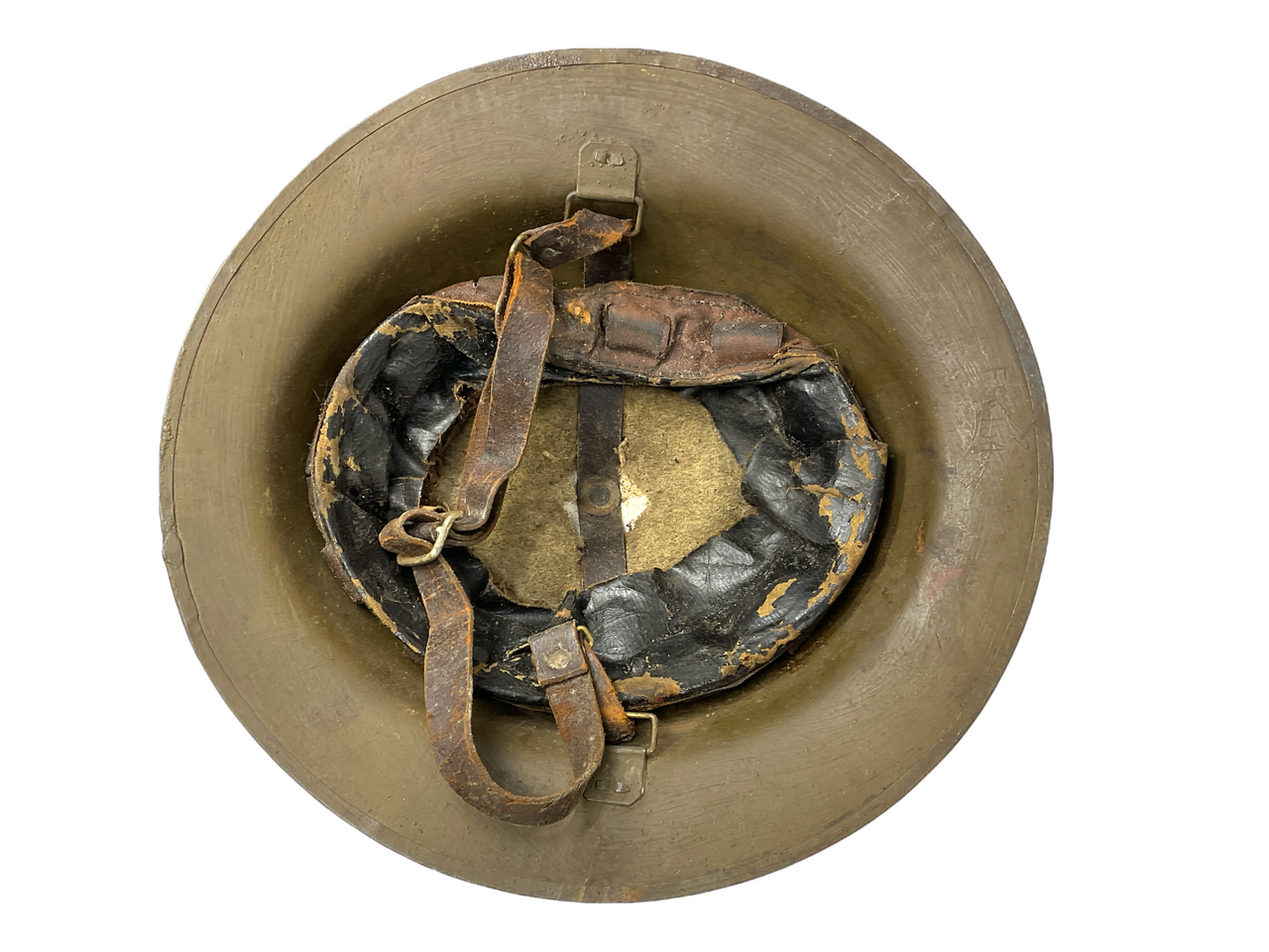 WW1 US AEF 5th Division Marked British Made Combat Helmet w/ Liner & Chinstrap WW1 US AEF 5th Division Marked British Made Combat Helmet w/ Liner & Chinstrap