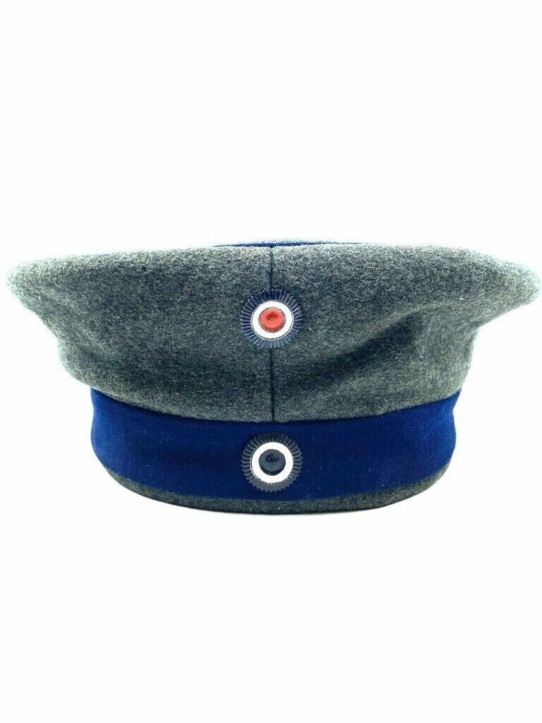 WW1 Imperial German Guard Train Battalion Feldmutze Feldgrau 1915 Dated RARE WW1 Imperial German Guard Train Battalion Feldmutze Feldgrau 1915 Dated RARE