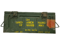 WW2 Canadian No 69 Mk 1 HE Transit Carry Box 21.5 x 9 x 9 Inches