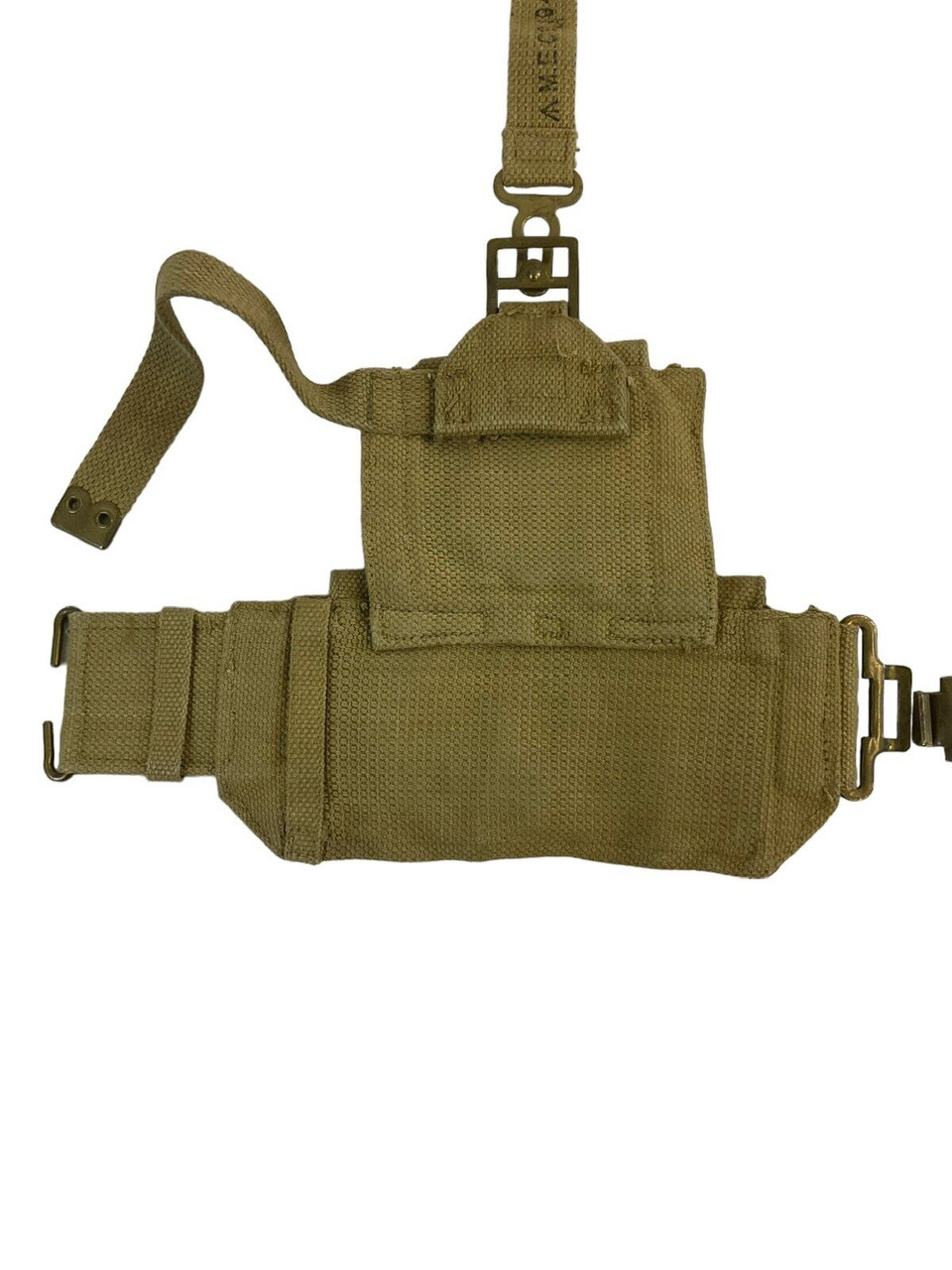 WW2 British Army P37 1940 Ptn Armoured Corps Ammo Pouches Pair with Straps RARE WW2 British Army P37 1940 Ptn Armoured Corps Ammo Pouches Pair with Straps RARE