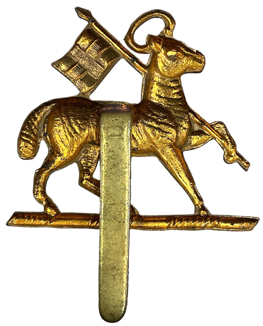 WW2 British Queens Royal Regiment West Surrey Cap Badge WW2 British Queens Royal Regiment West Surrey Cap Badge