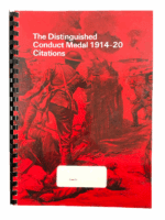 WW1 British BEF Distinguished Conduct Medal DCM Citations SC Reference Book 2