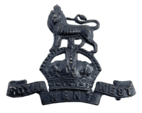 WW2 British Officers Royal West Kent Regiment Cap Badge
