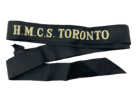 Canadian RCN Navy HMCS Toronto Full Length Cap Tally Canadian RCN Navy HMCS Toronto Full Length Cap Tally