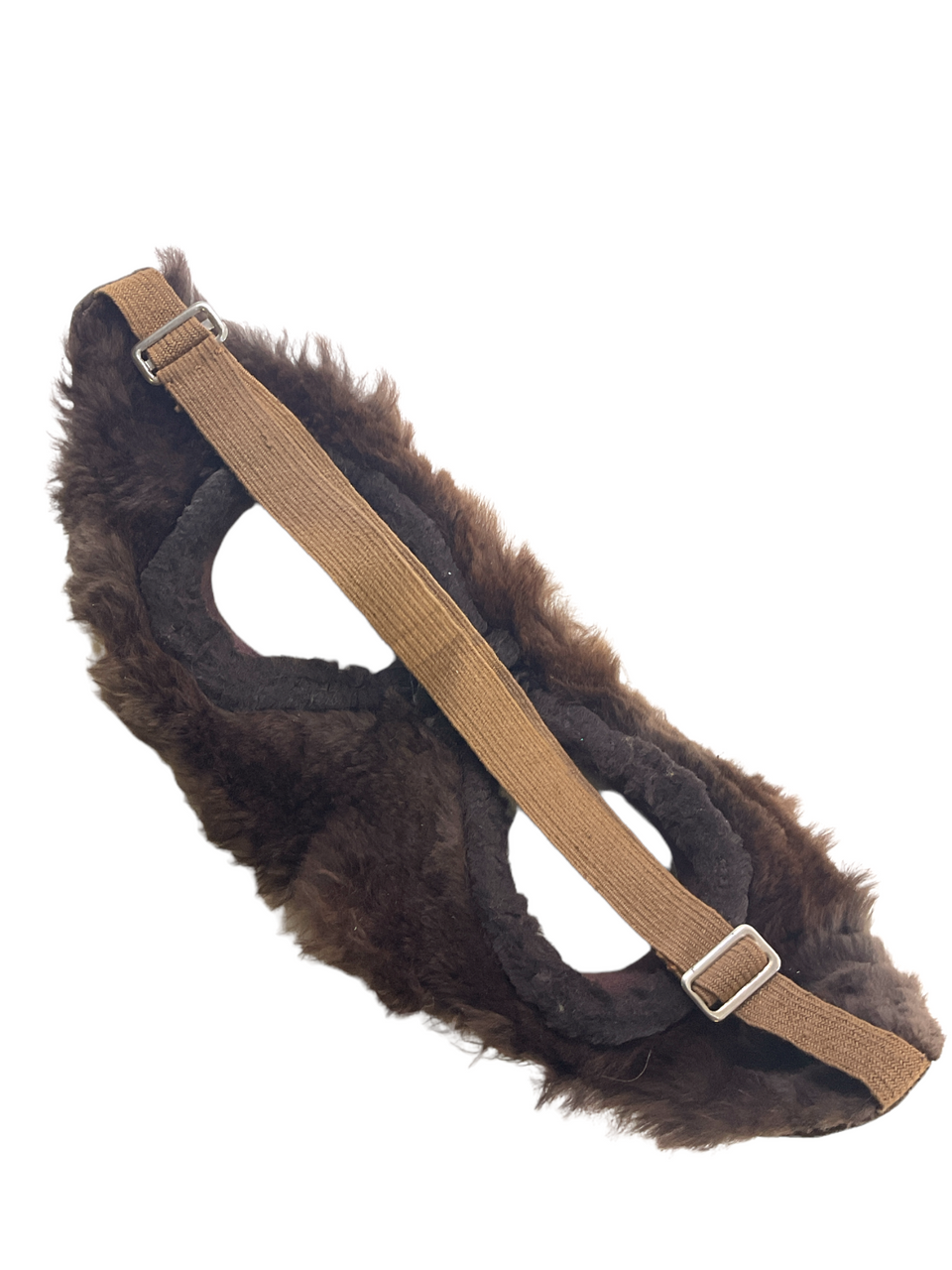 WW1 British Canadian RFC RNAS Leather Flying Helmet & Fur Lined Goggles WW1 British Canadian RFC RNAS Leather Flying Helmet & Fur Lined Goggles