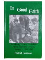 WW2 German In Good Faith History of 4 Polizei Gren Div Vol 1 HC Reference Book