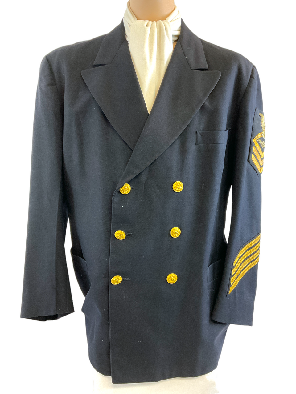 WW2 US USN Officers Double Breasted Jacket Aviation Specialty Patch WW2 US USN Officers Double Breasted Jacket Aviation Specialty Patch