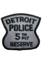 US Detroit Michigan 5th Precinct Reserve Police Patch
