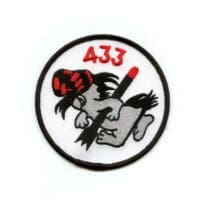 RCAF CAF Canadian 433 Squadron Armament English Colour Crest Patch