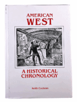 US Civil War American West A Historical Chronology Hardcover Reference Book