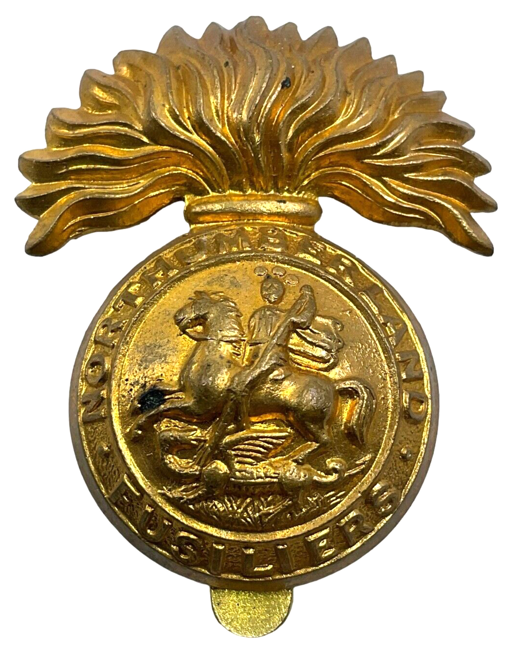 WW2 British Northumberland Fusiliers Cap Badge WW2 British Northumberland Fusiliers Cap Badge