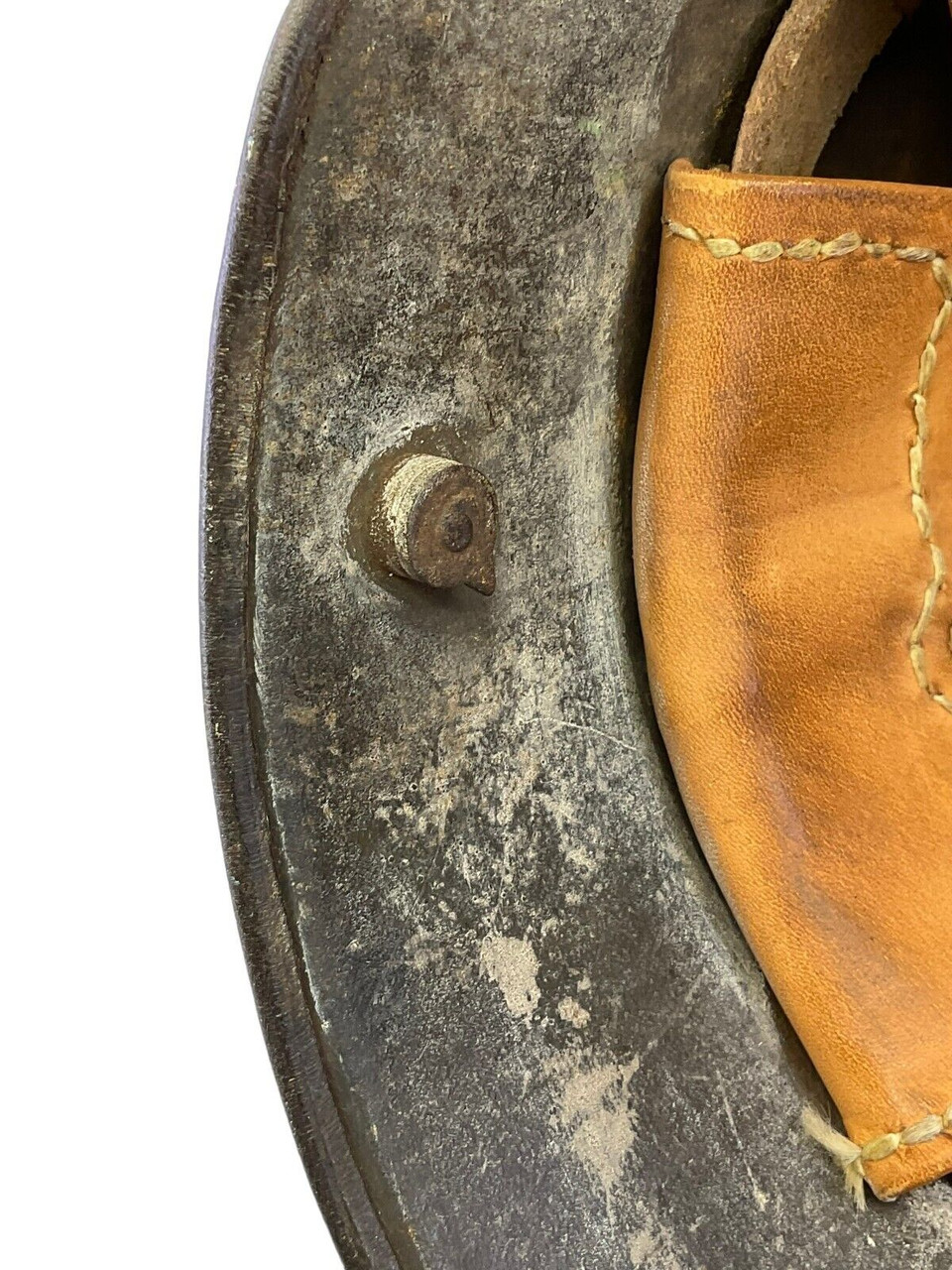 WW1 Imperial German M16 M17 Steel Helmet BF62 with Replaced Liner WW1 Imperial German M16 M17 Steel Helmet BF62 with Replaced Liner