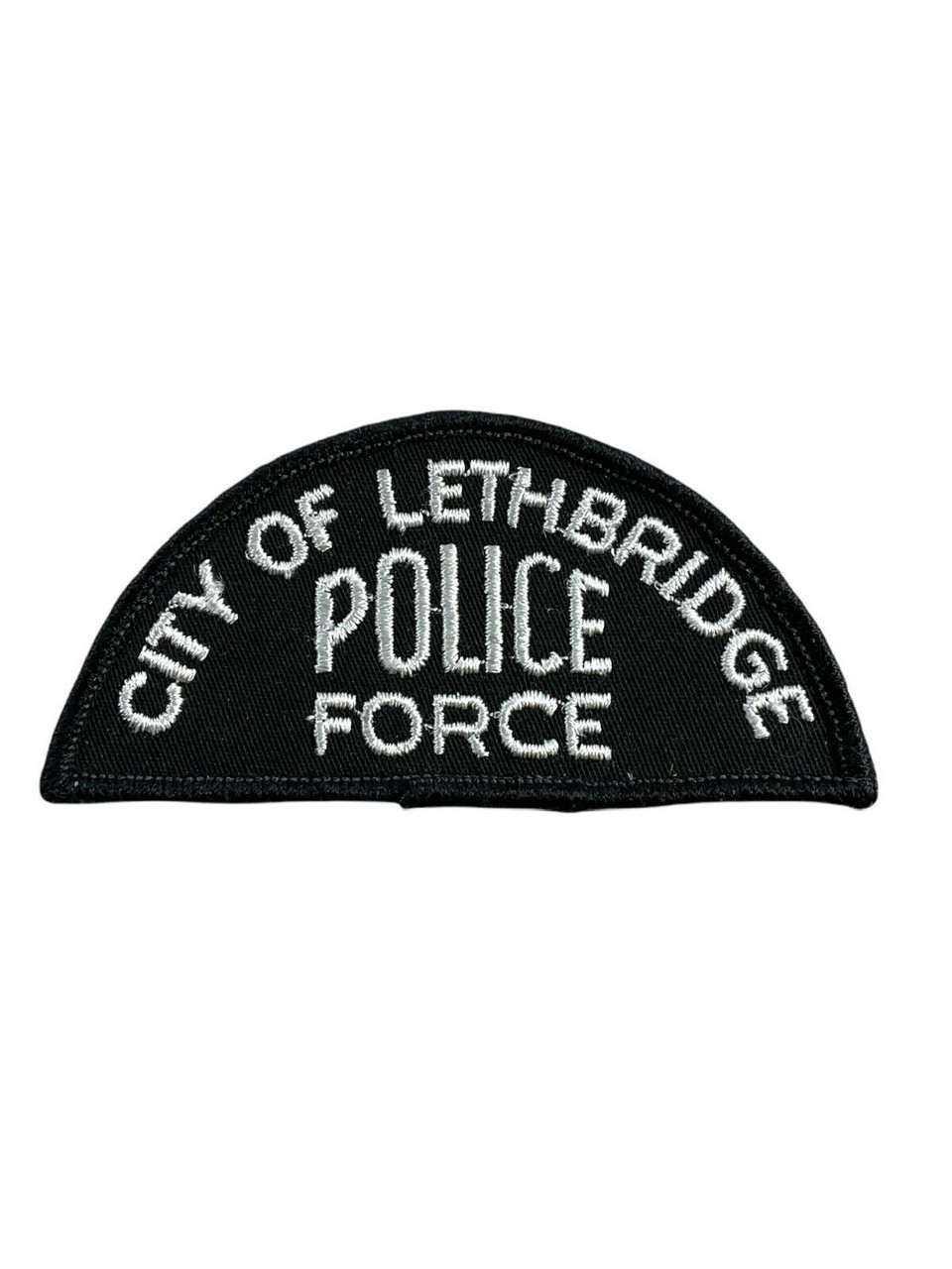 Canadian Alberta City of Lethbridge Police Force Black Border Patch Canadian Alberta City of Lethbridge Police Force Black Border Patch