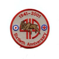 RCAF CAF Canadian 419 60th Anniversary Squadron Colour Crest Patch