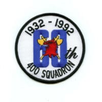 RCAF CAF Canadian 400 Squadron 60th Anniversary Colour Crest Patch