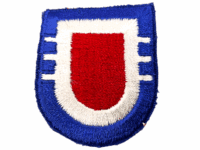 US Army Special Forces Airborne Beret Flash Blue White Red 3