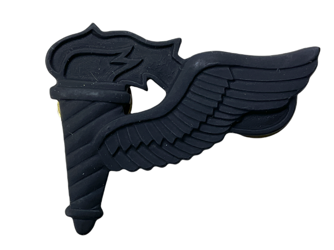 US Airborne Pathfinder Blackened Combat Badge Clutch Back US Airborne Pathfinder Blackened Combat Badge Clutch Back