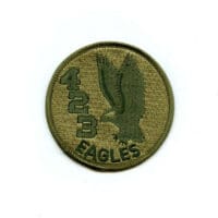 RCAF CAF Canadian 423 Eagles Squadron OD Crest Patch