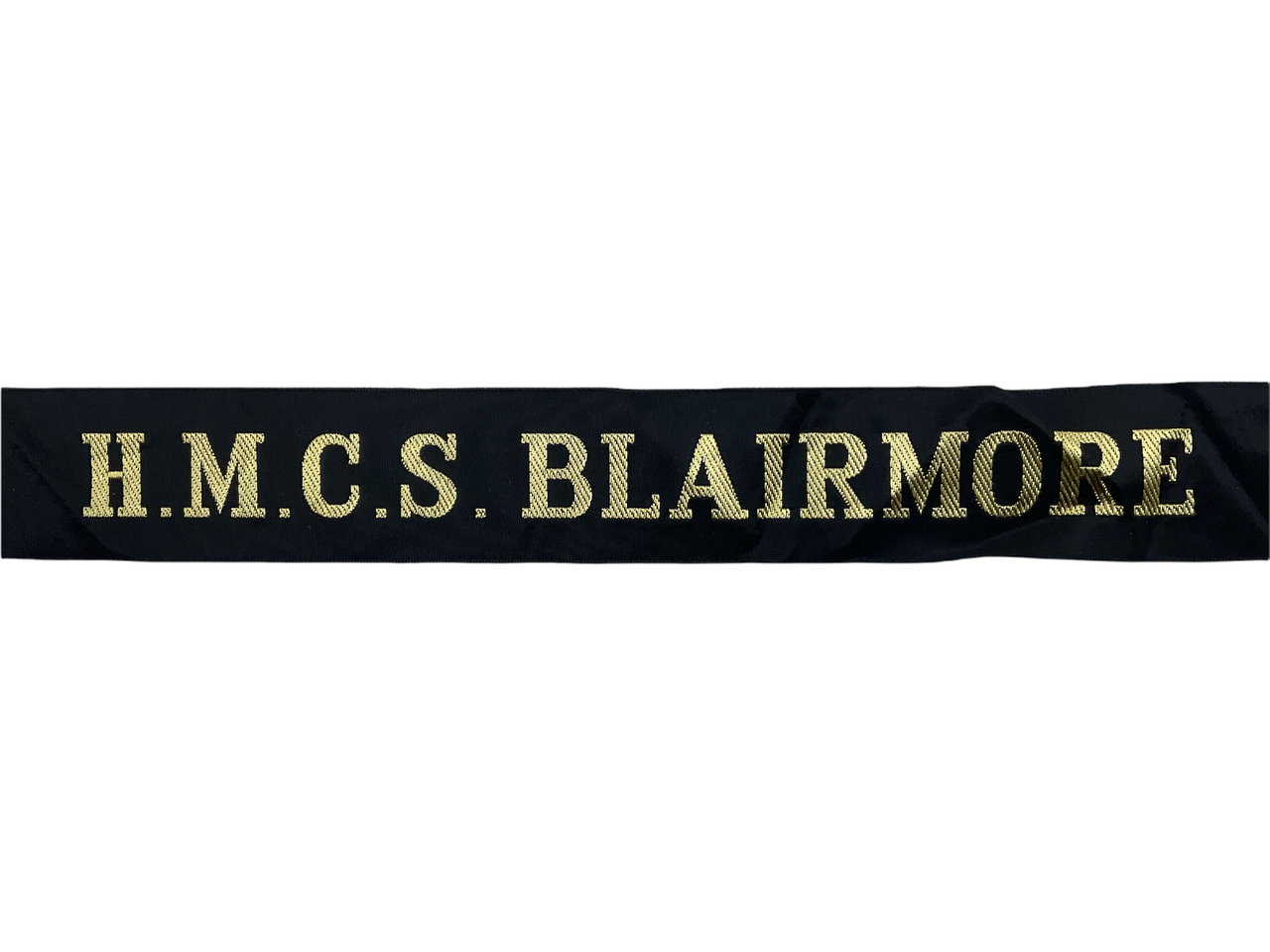 Canadian RCN Navy HMCS Blairmore Cap Tally Canadian RCN Navy HMCS Blairmore Cap Tally