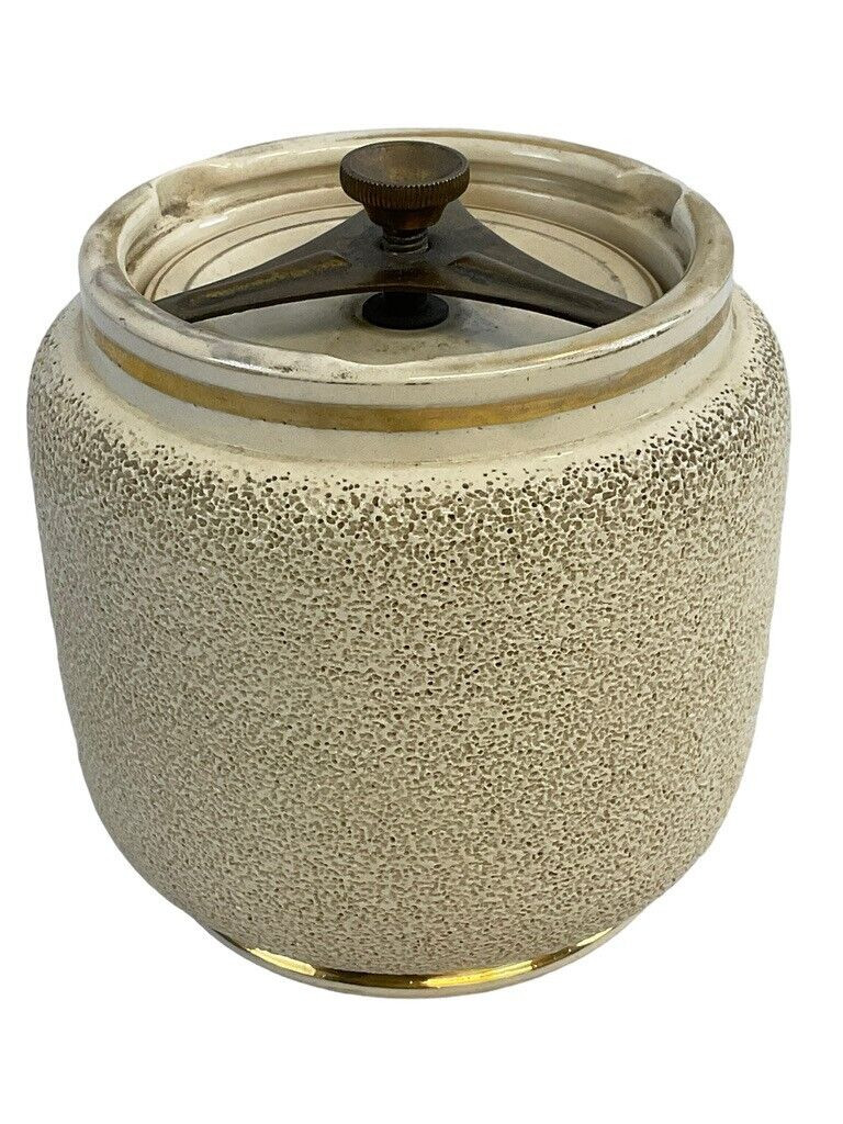 WW1 British RFC Royal Flying Corps Tobacco Jar 5 X 5 Inches WW1 British RFC Royal Flying Corps Tobacco Jar 5 X 5 Inches