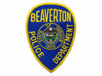 US Beaverton Oregon Police Patch US Beaverton Oregon Police Patch