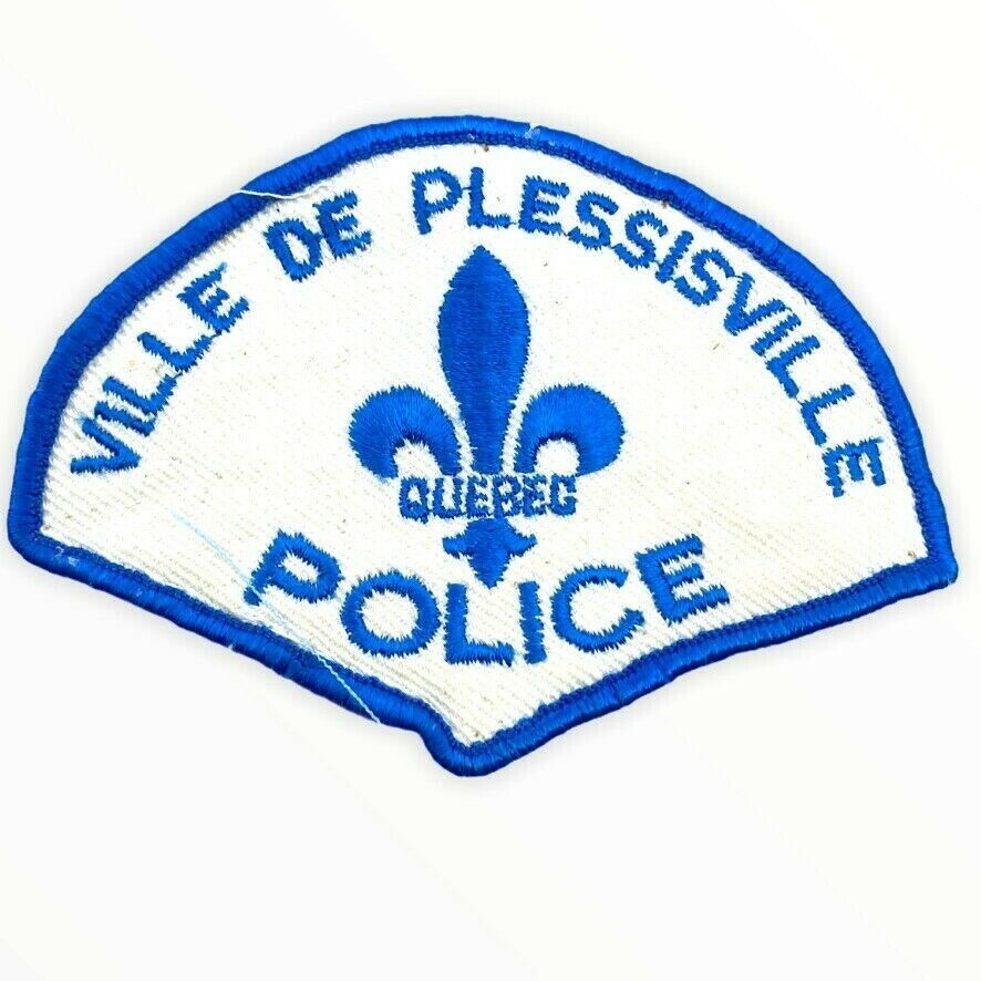 Canadian Ville De Plessisville Quebec Police Patch Obsolete Canadian Ville De Plessisville Quebec Police Patch Obsolete