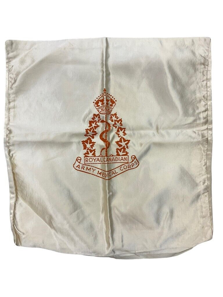 WW2 RCAMC Royal Canadian Army Medical Corps Pillowcase Homefront WW2 RCAMC Royal Canadian Army Medical Corps Pillowcase Homefront